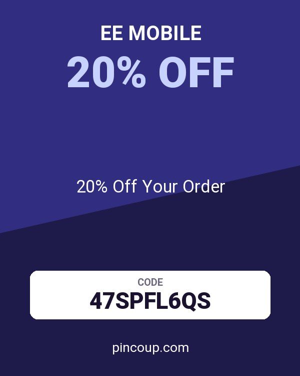EE Mobile coupon: 20% Off Your Order