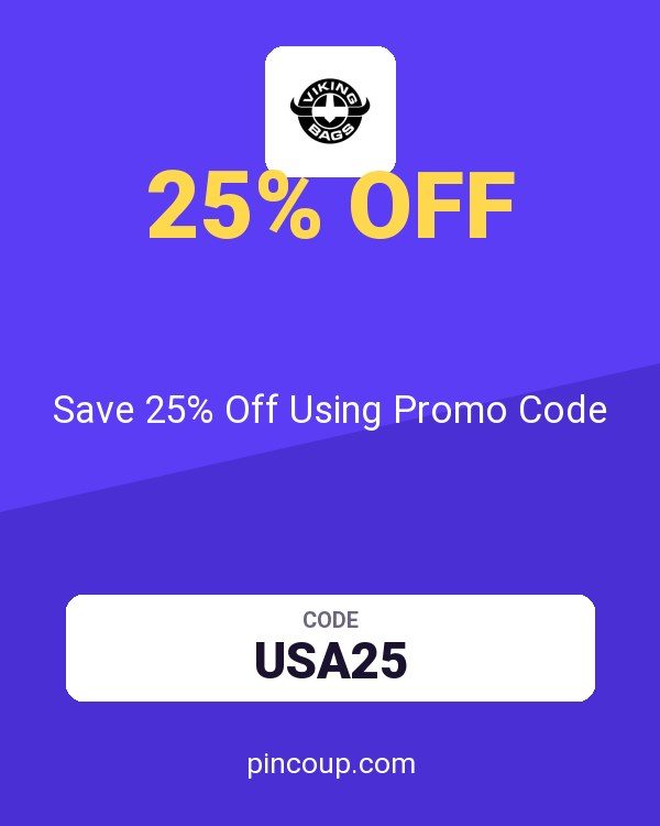 Viking Bags coupon: Save 25% Off Using Promo Code