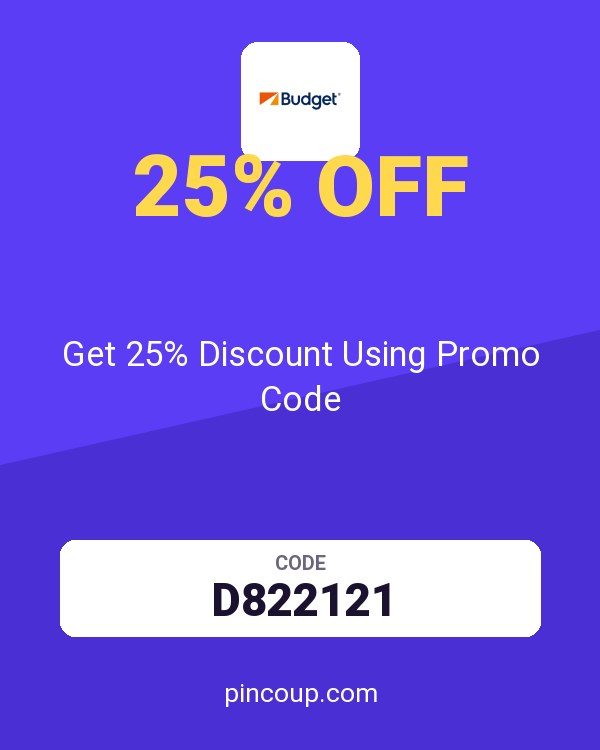 Budget Car Rental coupon: Get 25% Discount Using Promo Code