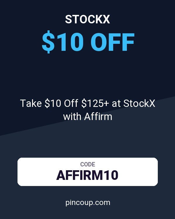 Take $10 Off $125+ at StockX with Affirm