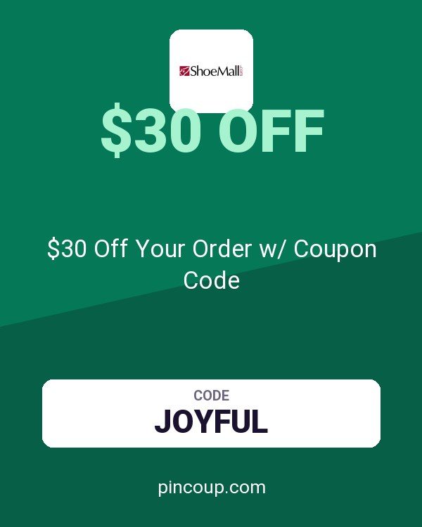 Shoemall.com: $30 Off Your Order w/ Coupon Code