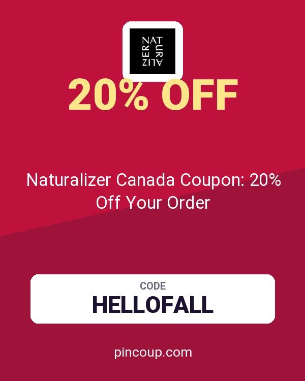 Naturalizer Canada Coupon: 20% Off Your Order