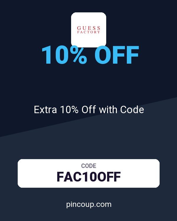 Guess Factory coupon: Extra 10% Off with Code