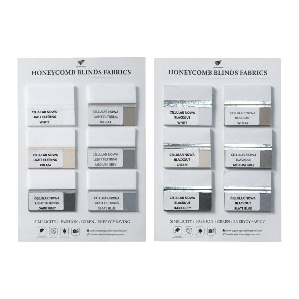 Honeycomb Fabric Samples Nowa at Smartwings