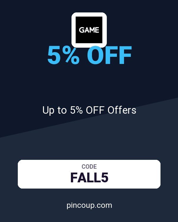 GAME coupon: Up to 5% OFF Offers