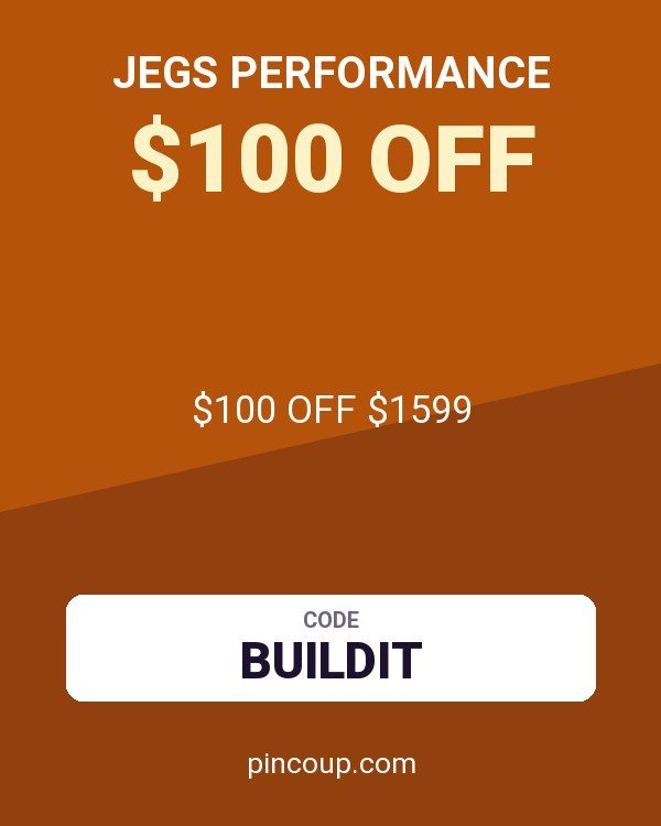 JEGS Performance coupon: $100 OFF $1599