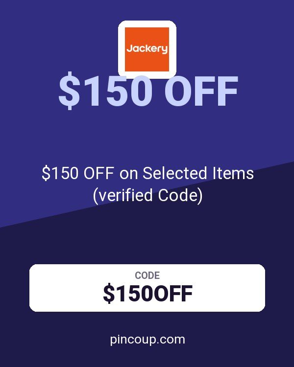 Jackery coupon: $150 OFF on Selected Items (verified Code)