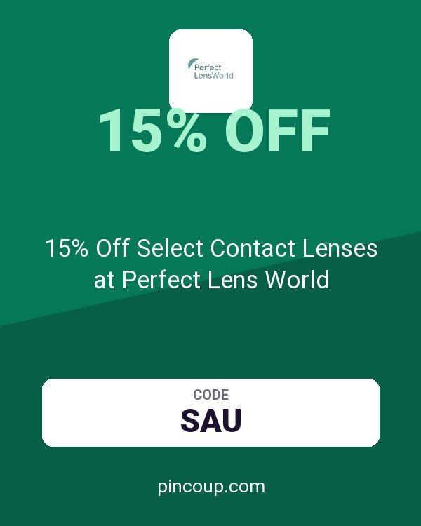 15% Off Select Contact Lenses at Perfect Lens World