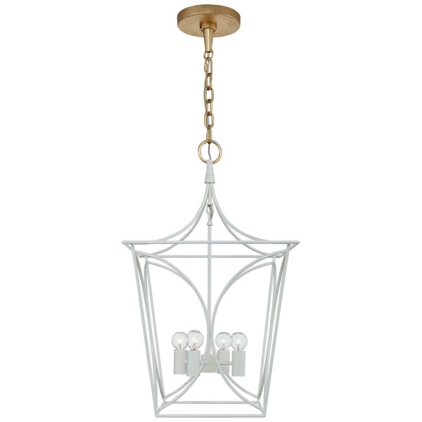 Visual Comfort Signature Collection kate spade new york Cavanagh 13 Inch Cage Pendant Cavanagh - KS 5144LC/G at 1-800Lighting