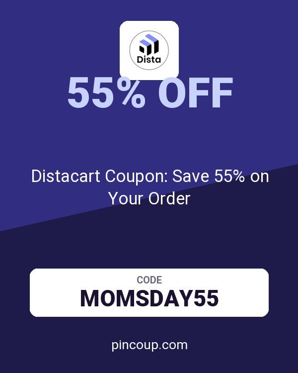Distacart Coupon: Save 55% on Your Order