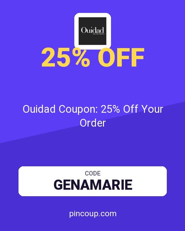 Ouidad Coupon: 25% Off Your Order