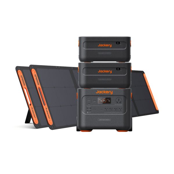 Jackery Solar Generator 2000 Plus Kit (6kWh) - Explorer 2000 Plus Kit (6kWh) + SolarSaga 200W x 2