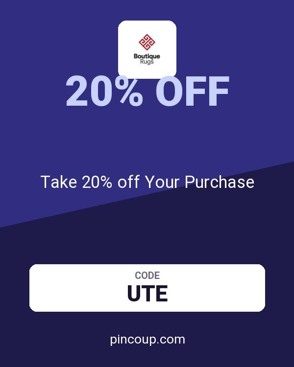 Boutique Rugs coupon: Take 20% off Your Purchase