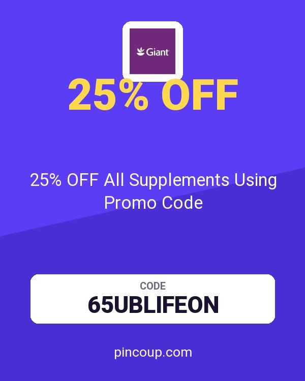 Giant Food coupon: 25% OFF All Supplements Using Promo Code