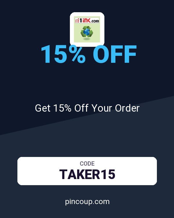 1ink.com coupon: Get 15% Off Your Order