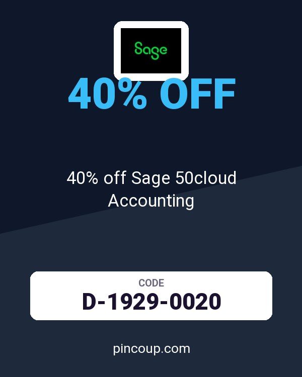 40% off Sage 50cloud Accounting