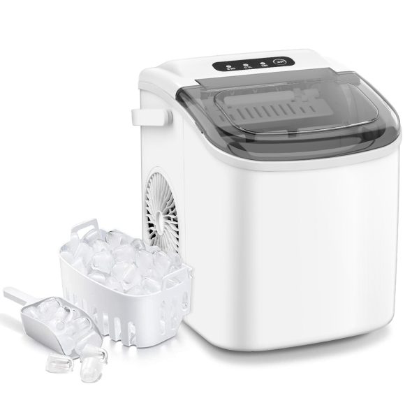 COWSAR 26 lbs/24H Bullet Ice Portable Ice Maker - WHITE at Kismile