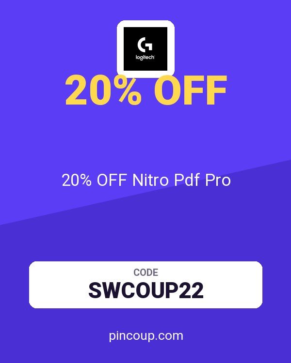 Logitech G coupon: 20% OFF Nitro Pdf Pro