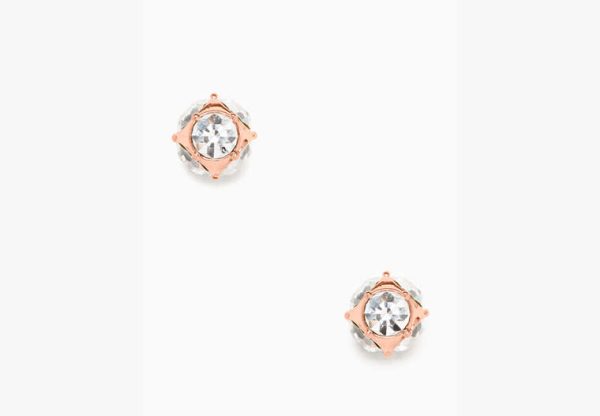 Kate Spade Lady Marmalade Studs, Rose Gold at Kate Spade Outlet