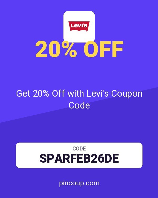 Get 20% Off with Levi's Coupon Code