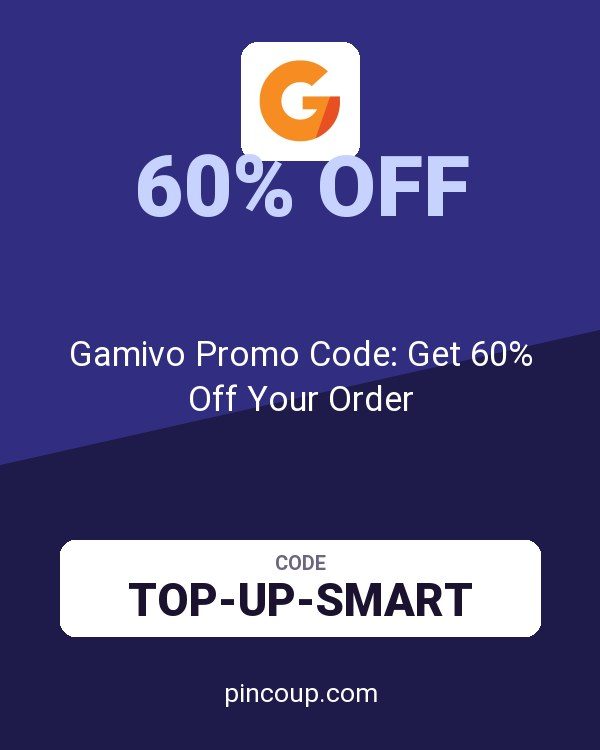 Gamivo Promo Code: Get 60% Off Your Order