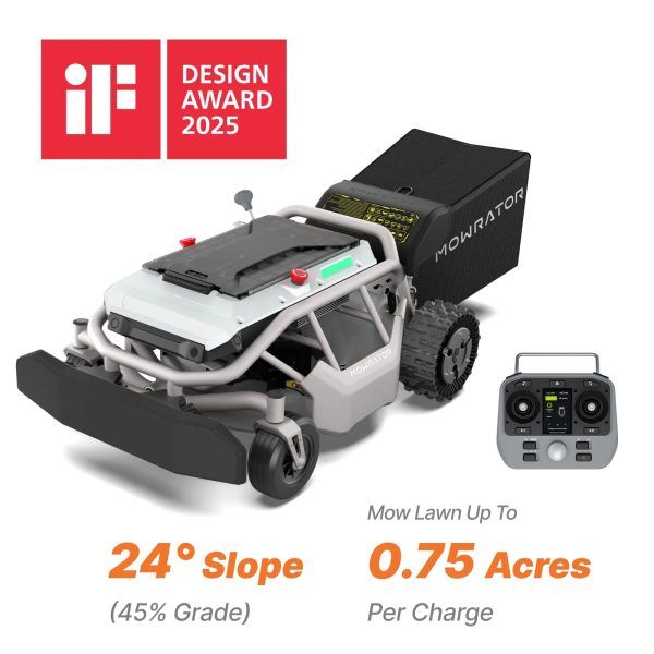 Mowrator S1 21" Leaf & Lawn 2WD 45% Slope (24°) Remote Control Mower at Reemo Innovation Limited