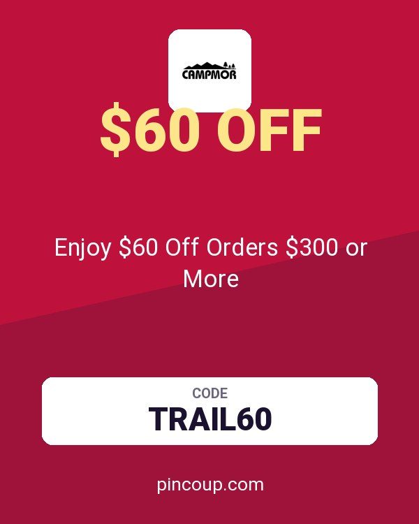 Campmor coupon: Enjoy $60 Off Orders $300 or More