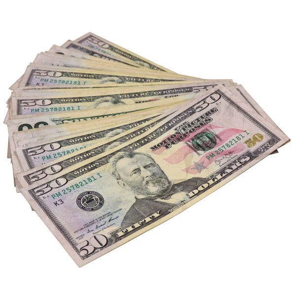 $50 RealAged® New Series Bills - 500 Bills at Prop Money Inc.