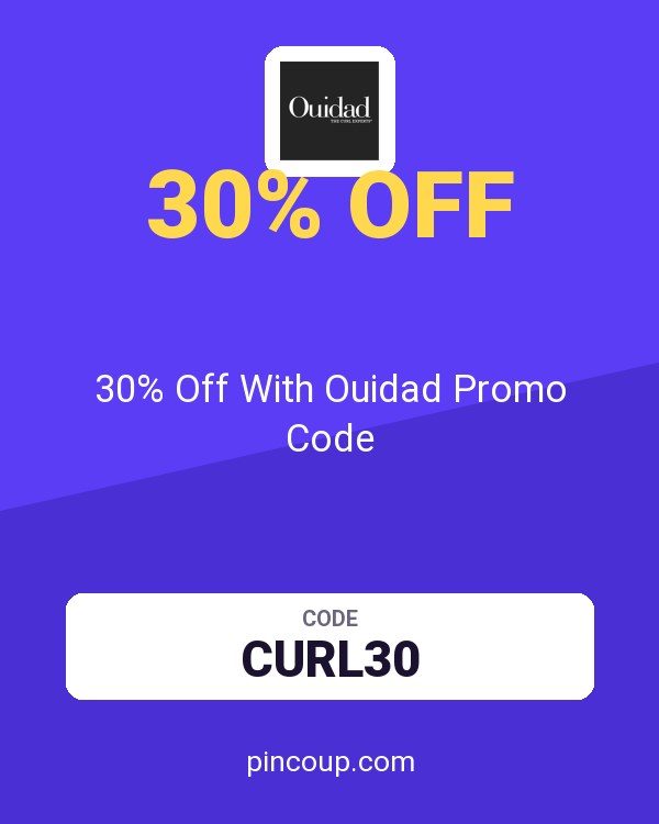 30% Off With Ouidad Promo Code
