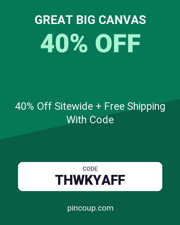 Great Big Canvas coupon: 40% Off Sitewide + Free Shipping With Code