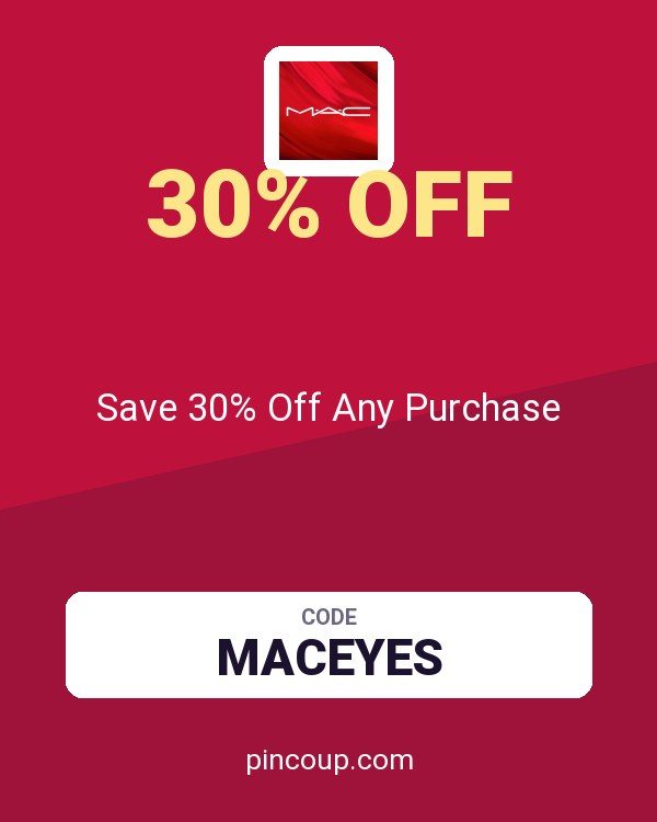 MAC Cosmetics coupon: Save 30% Off Any Purchase