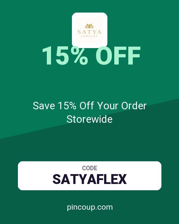 Satya Jewelry coupon: Save 15% Off Your Order Storewide