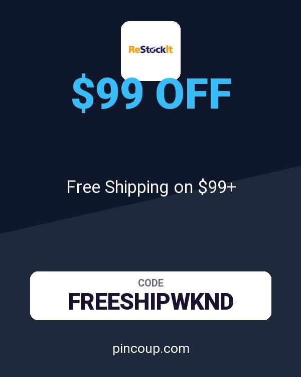 ReStockIt.com coupon: Free Shipping on $99+