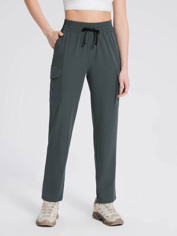 Laureate Utility Big Pocket Straight-Leg Pants - Ebony / XS at Baleaf
