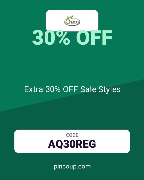 Chacos coupon: Extra 30% OFF Sale Styles