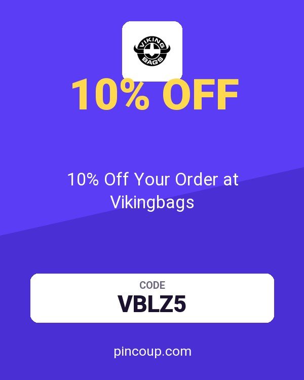 10% Off Your Order at Vikingbags