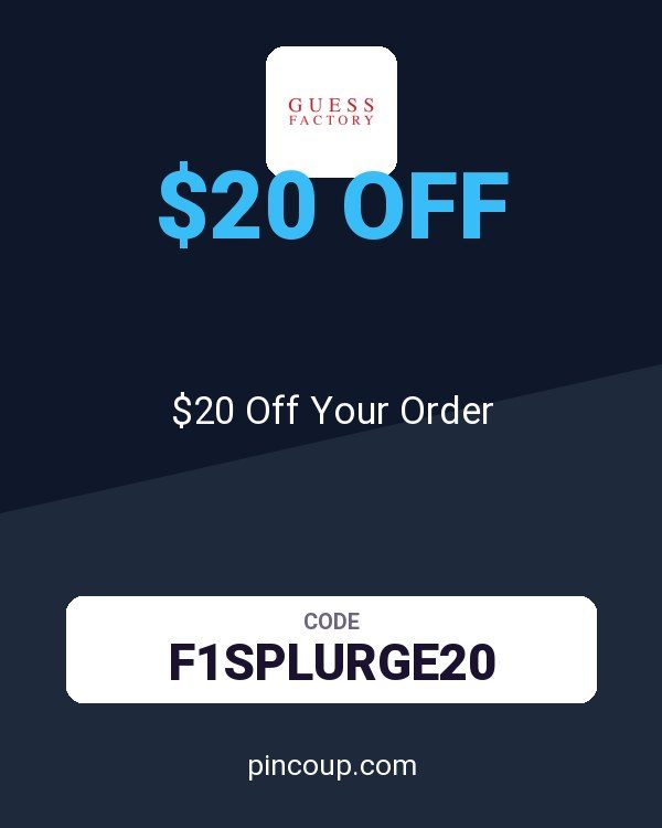 Guess Factory coupon: $20 Off Your Order