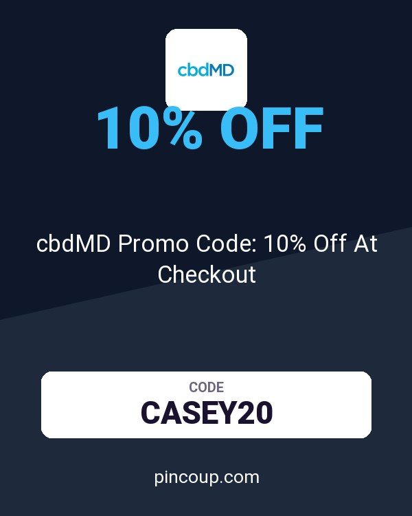 cbdMD Promo Code: 10% Off At Checkout