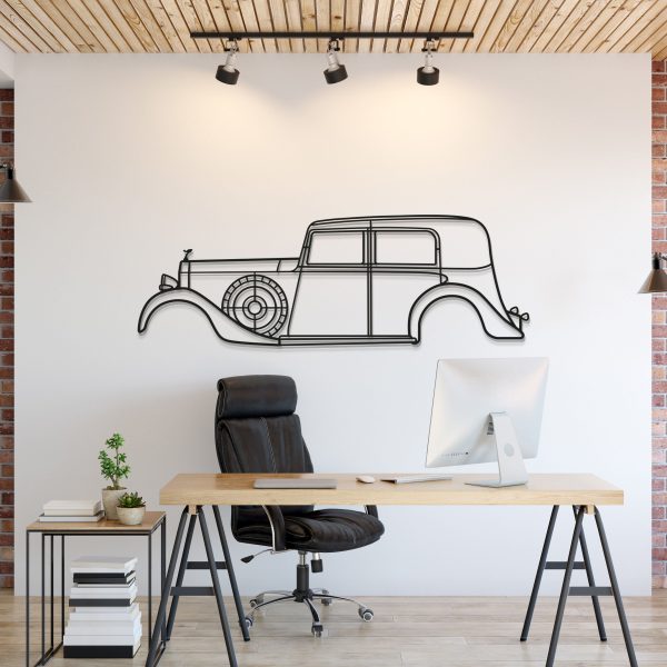 1936 2530 Metal Car Wall Art - MT0019 - 71" - 180 cm at Modello Turbo LLC