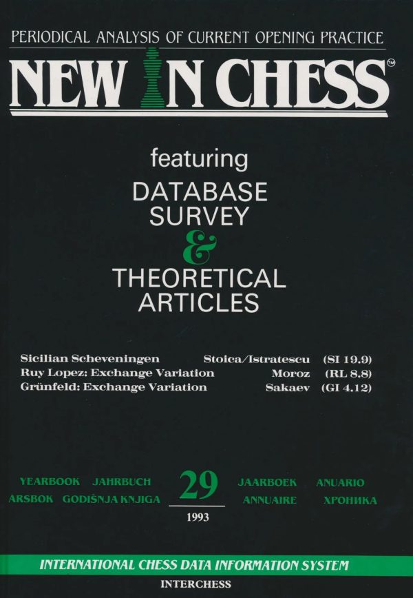 CLEARANCE - NIC Yearbook 29 - PAPERBACK EDITION at Wholesale Chess