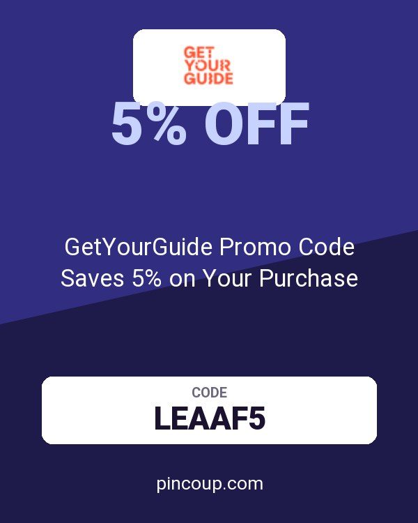 GetYourGuide Promo Code Saves 5% on Your Purchase