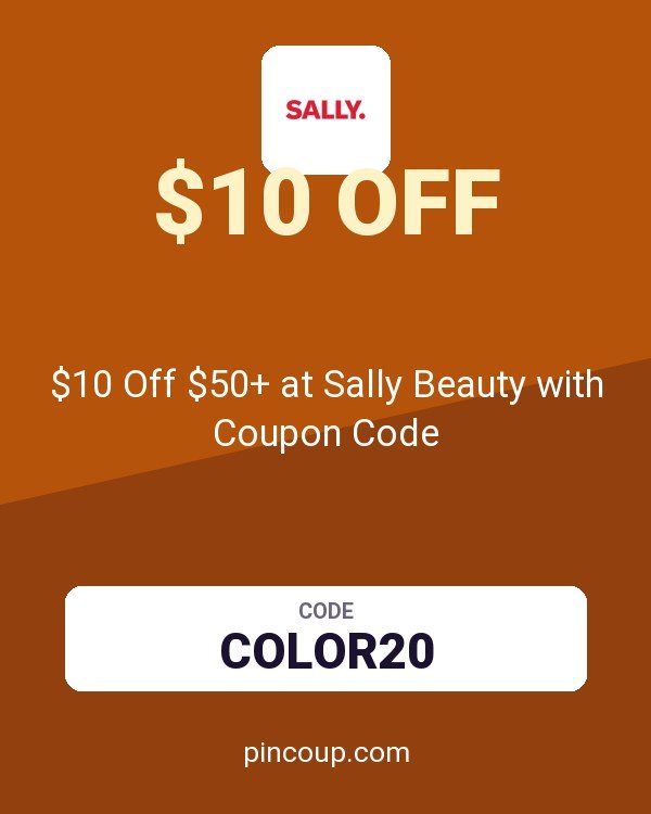 $10 Off $50+ at Sally Beauty with Coupon Code