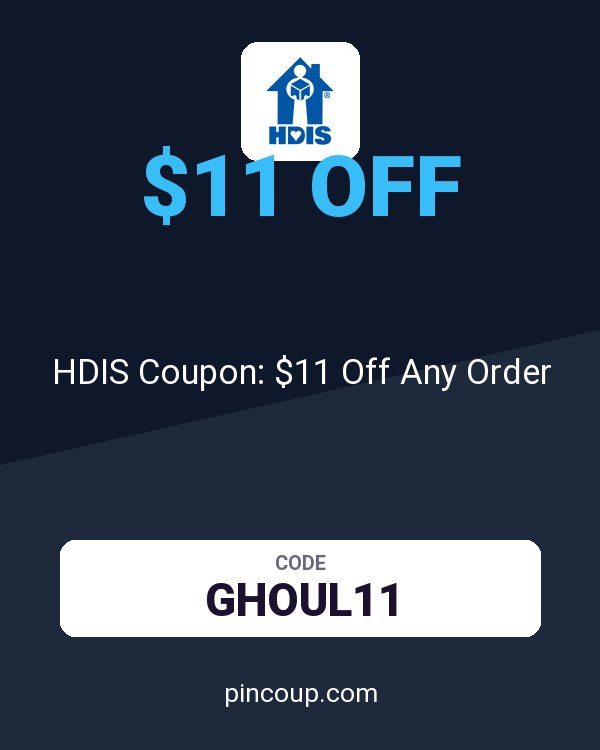 HDIS Coupon: $11 Off Any Order