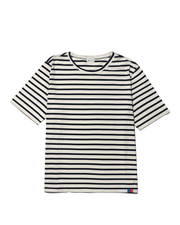 The Striped Modern - Cream/Navy at Kule