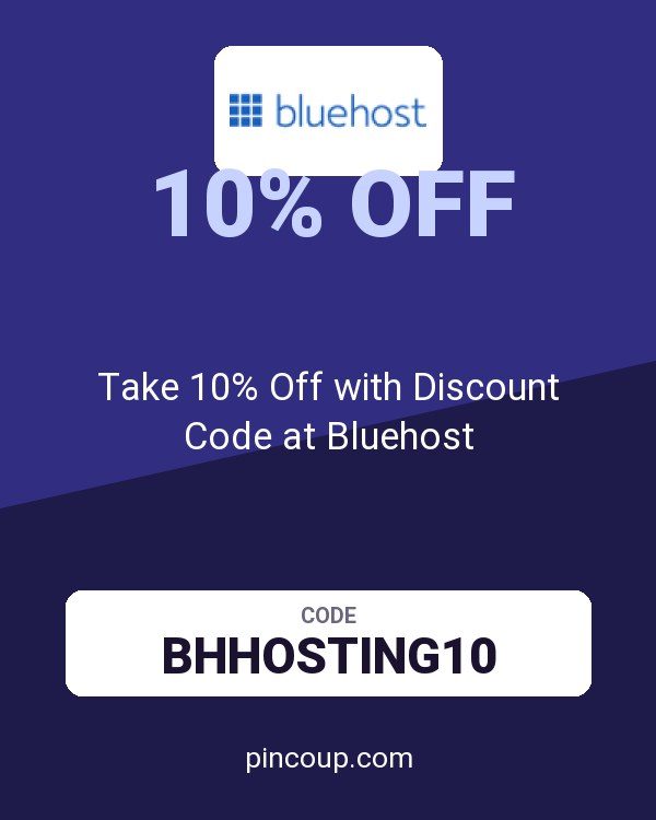 Take 10% Off with Discount Code at Bluehost