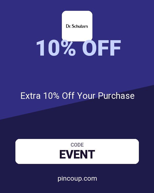 Dr. Schulze's coupon: Extra 10% Off Your Purchase