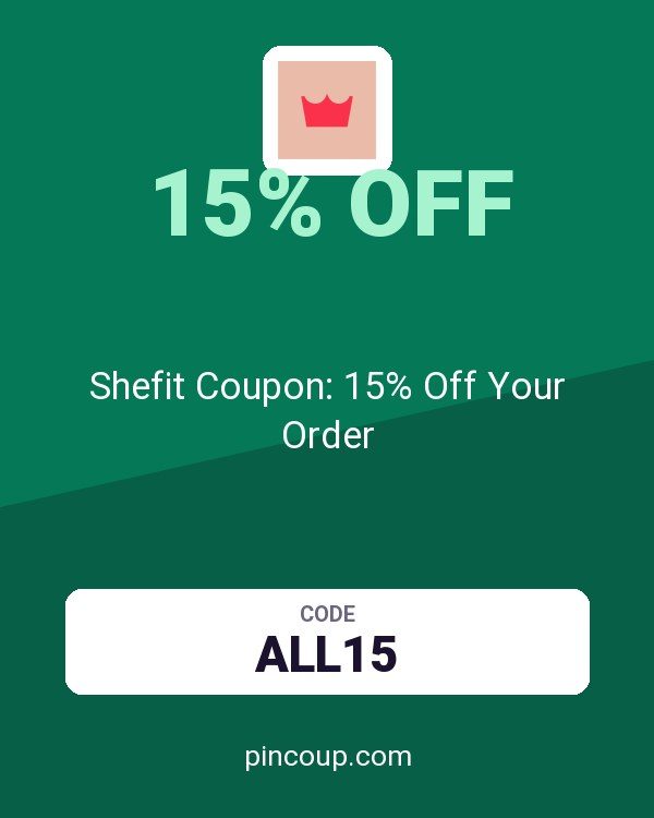 Shefit Coupon: 15% Off Your Order