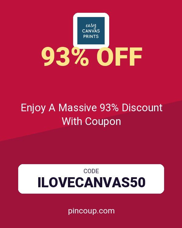 Easy Canvas Prints: Enjoy A Massive 93% Discount With Coupon