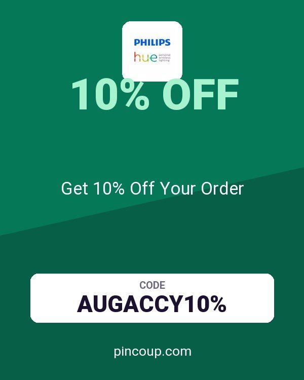 Philips Hue coupon: Get 10% Off Your Order