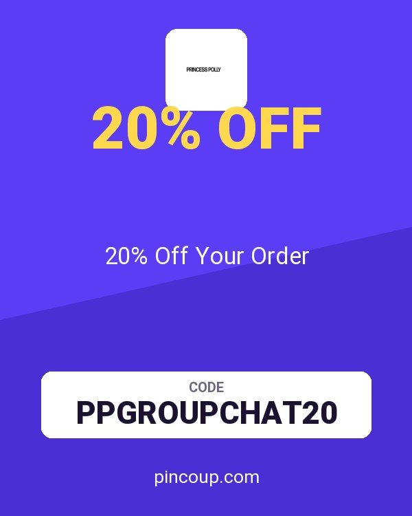 Princess Polly coupon: 20% Off Your Order